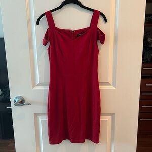 Bobi Black Ruby Cold Shoulder Dress Size S